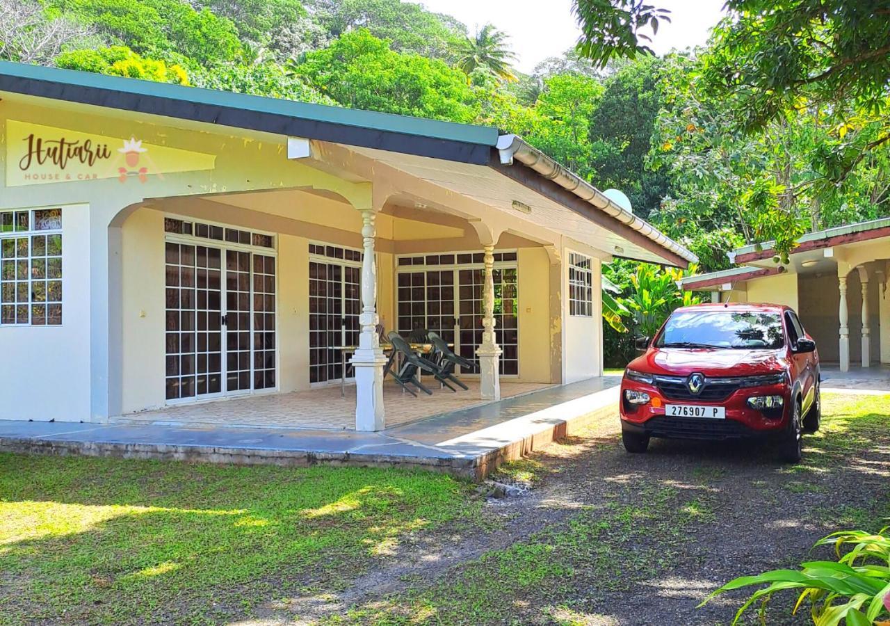 Tevaitoa Hutiarii House & Car & Excursions Raiatea 빌라 외부 사진